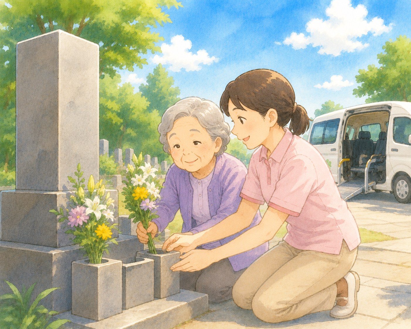 お墓参り